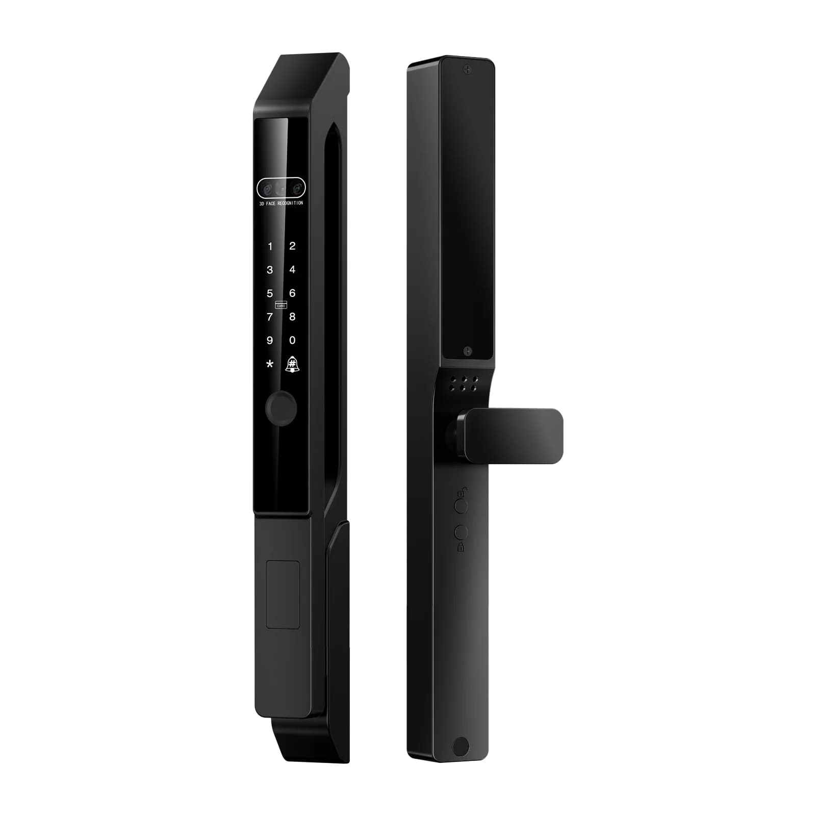 YN-DL-H005-T06 3D face recognition lock front and rear panels