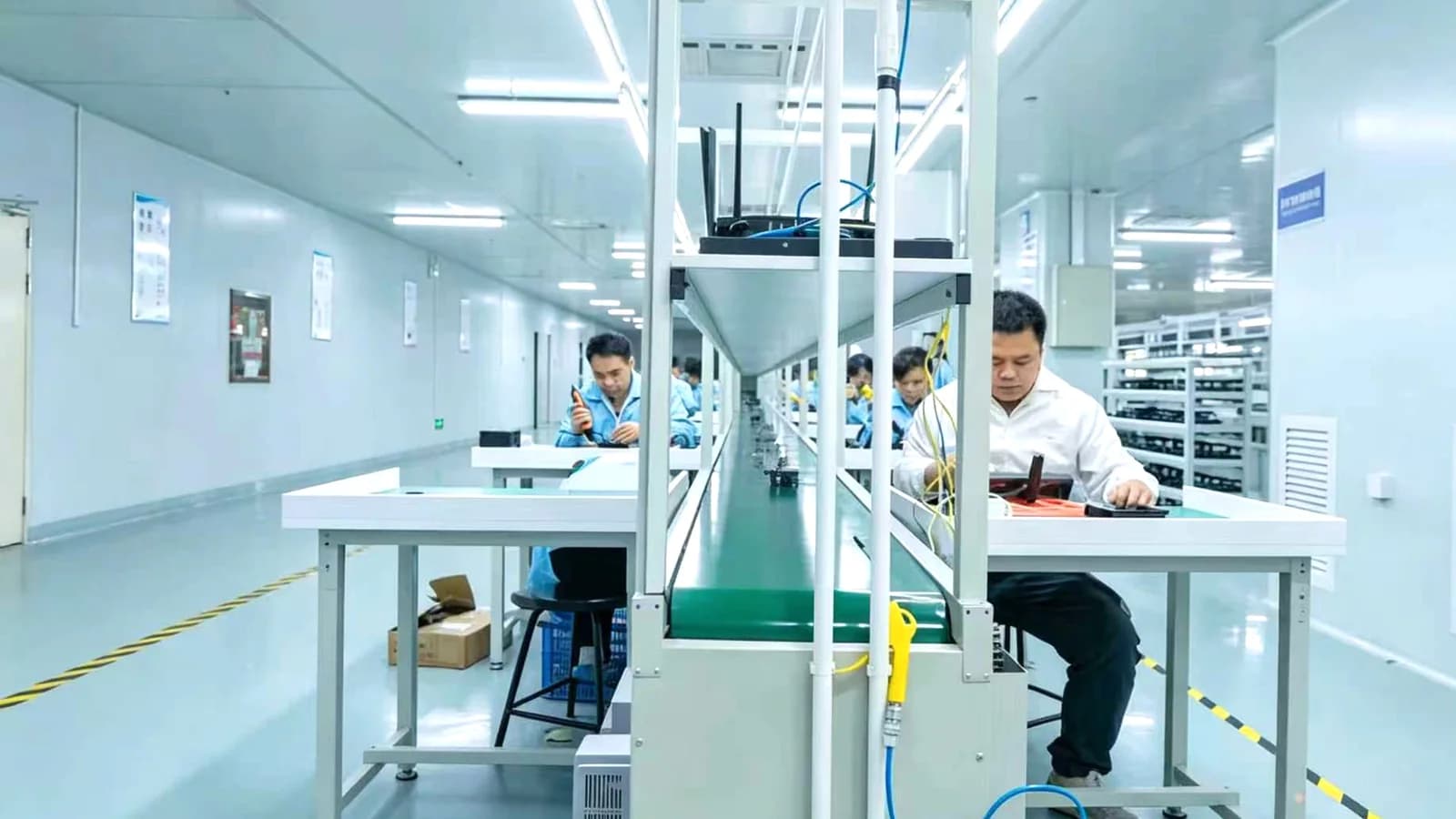 YOUNUO IET smart lock functional testing and production line in Shenzhen
