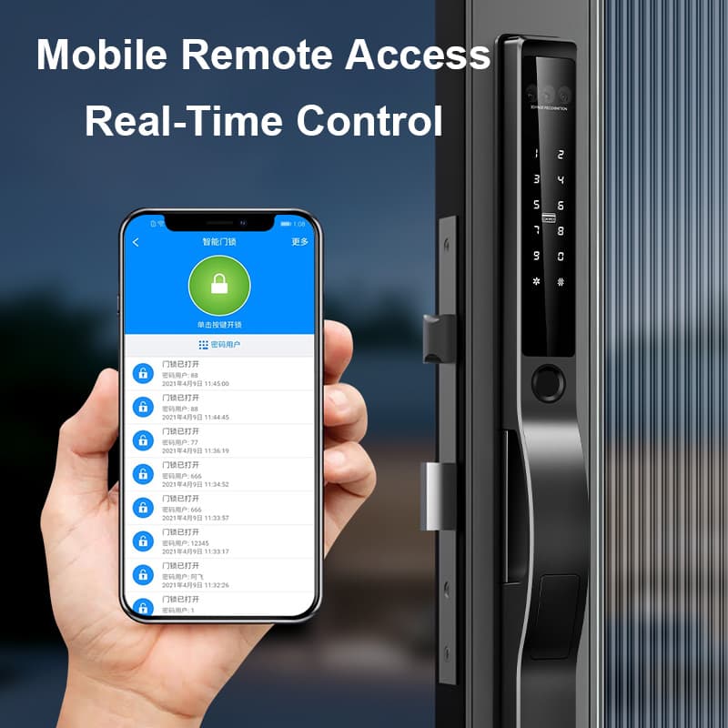 YN-DL-H005-T08 3D Face Recognition WiFi Smart Door Lock product photo 1