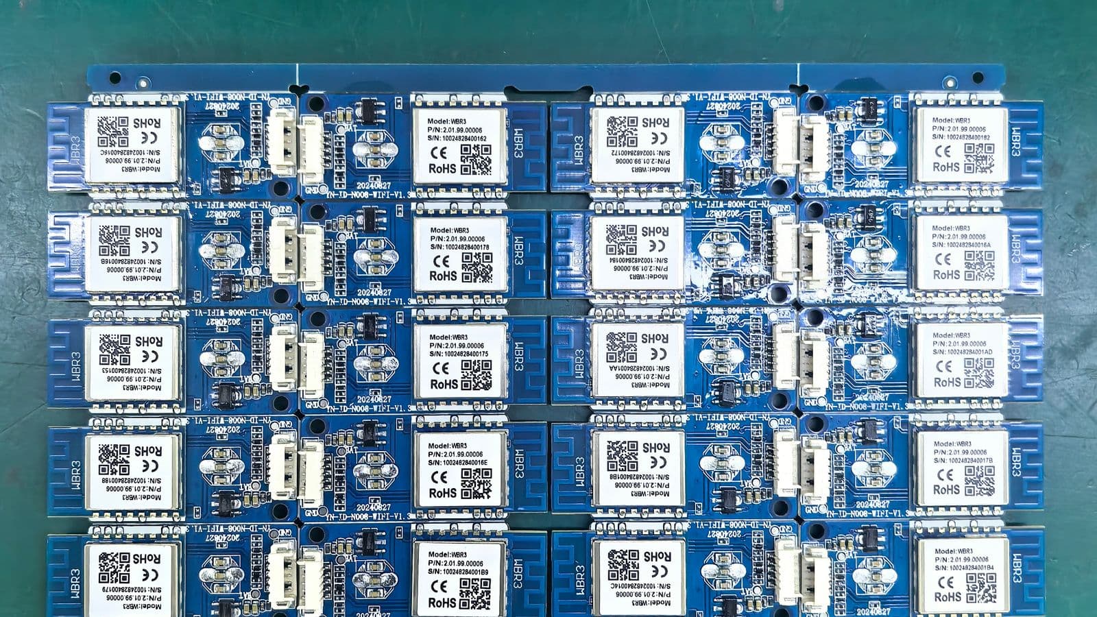 Wireless communication boards prepared for smart lock PCBA integration