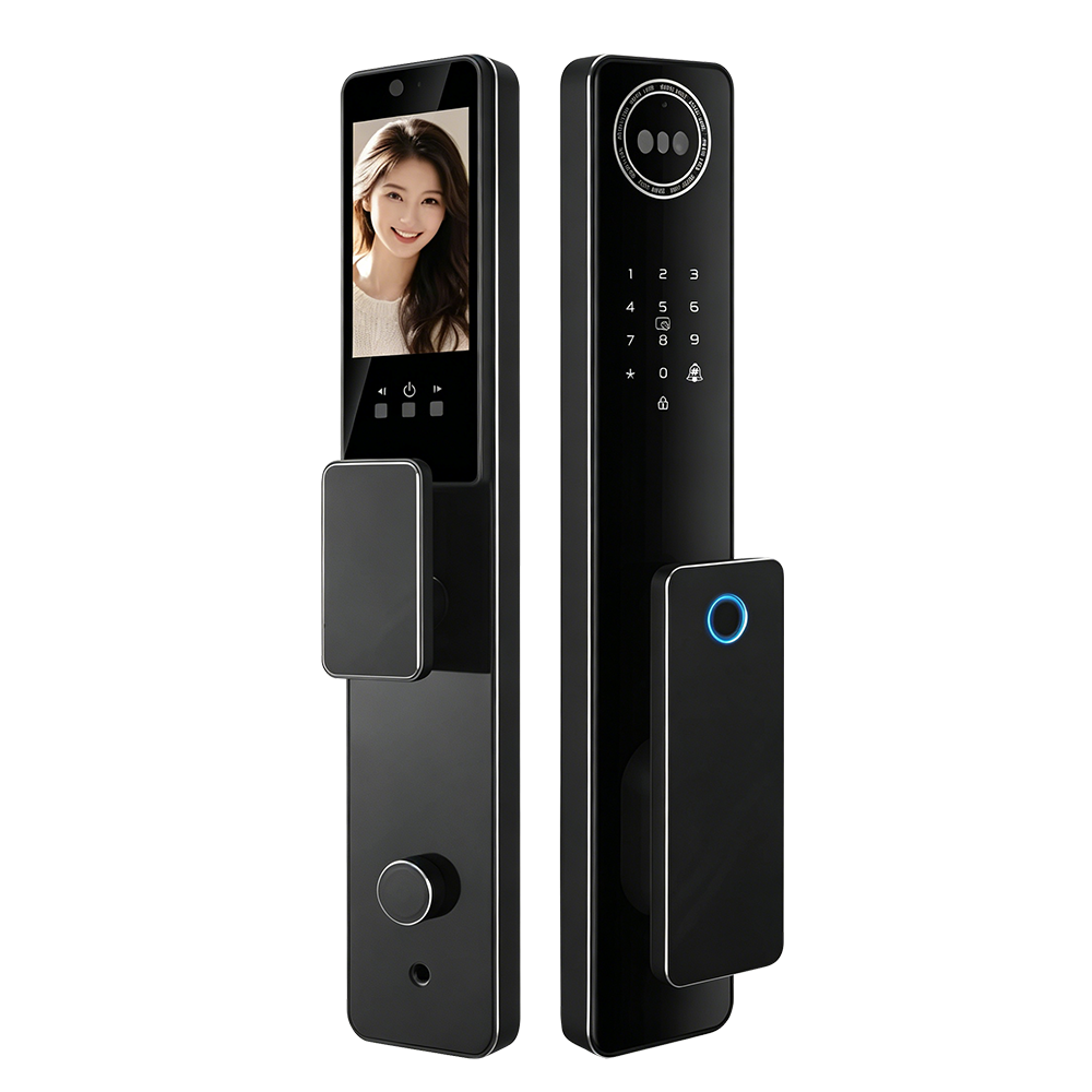 YN-DL-H008 face and palm recognition smart door lock for apartment entrances — main product image