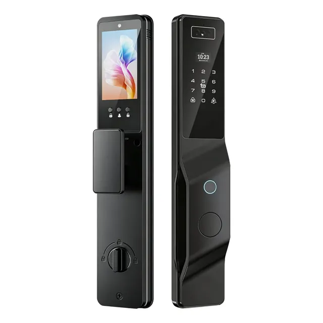 YN-DL-H007-H smart door lock front and rear panels